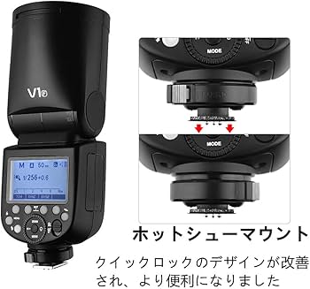Amazon | 【Godox正規代理】GODOX V1F カメラフラッシュ ストロボ